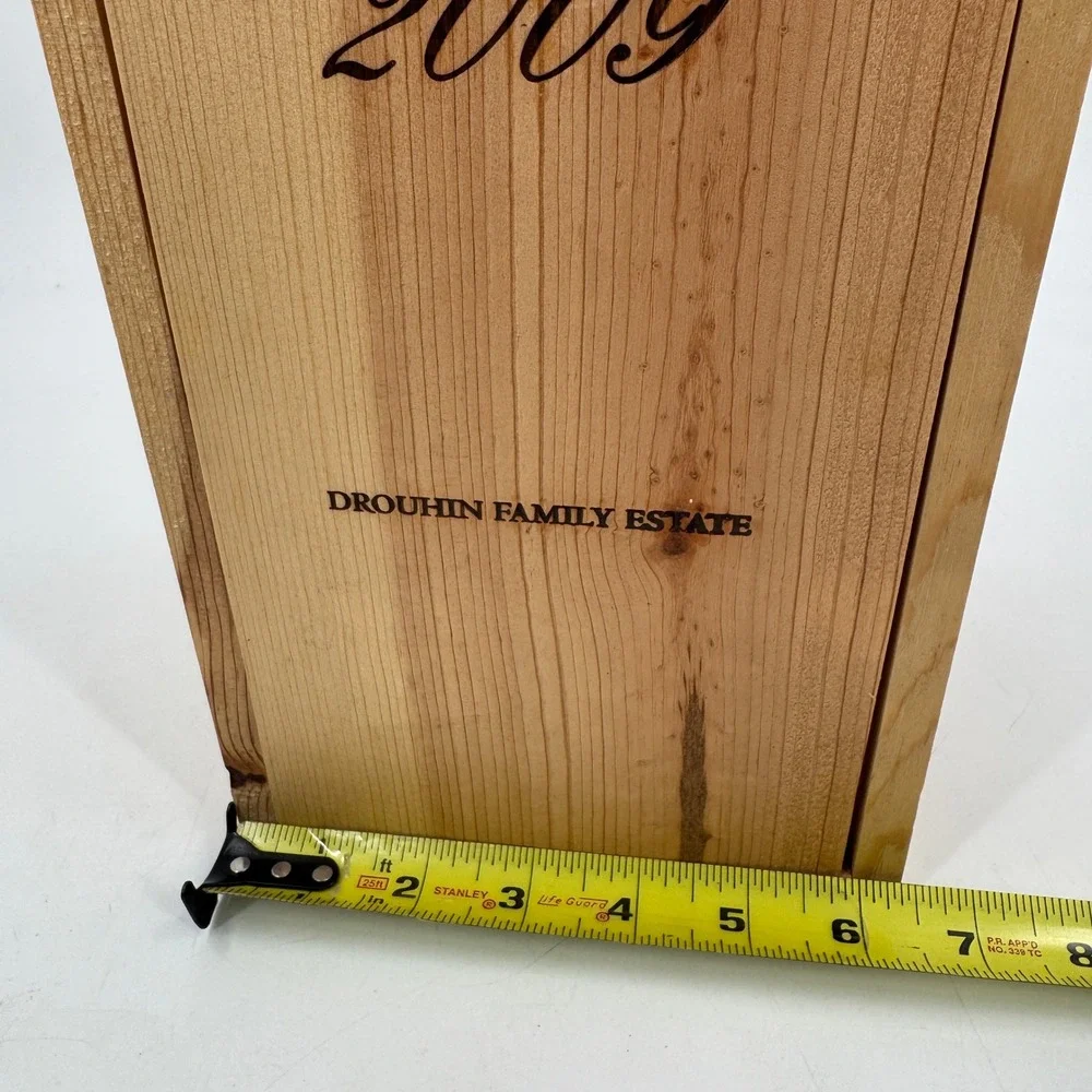 Domaine Drouhin Wine Crate‎ Natural Wood 2009 Louise Branded Box